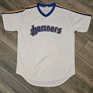 Seattle Mariners 2022 Retro Jersey SGA Adult/Men's XL White Blue Yellow EUC